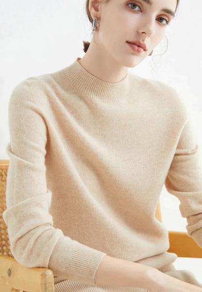 Kaschmirpullover Damen | Gemütliche Passform, Langarm