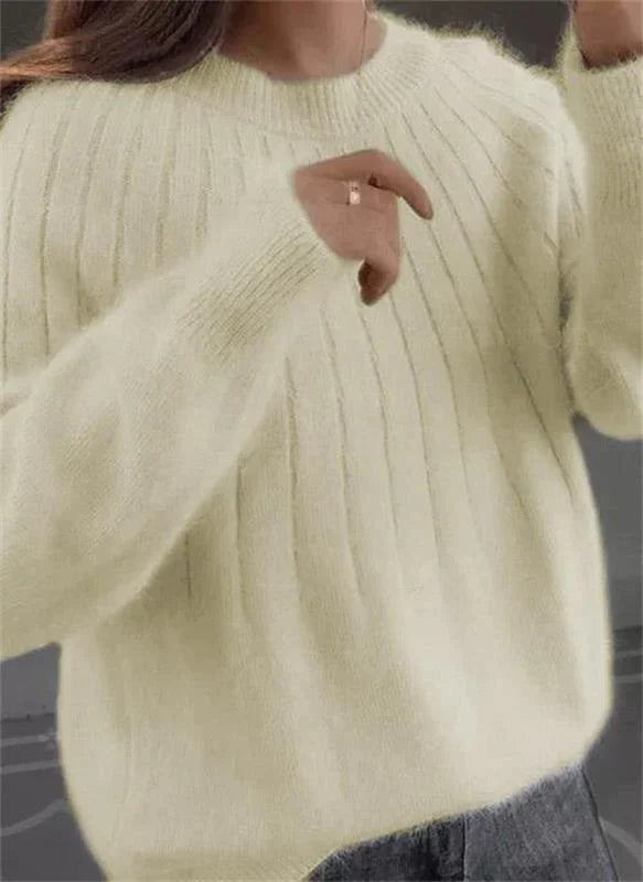 Kaschmirpullover für Damen | Eleganter Langarm
