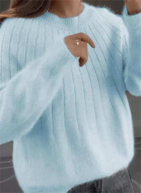 Kaschmirpullover für Damen | Eleganter Langarm