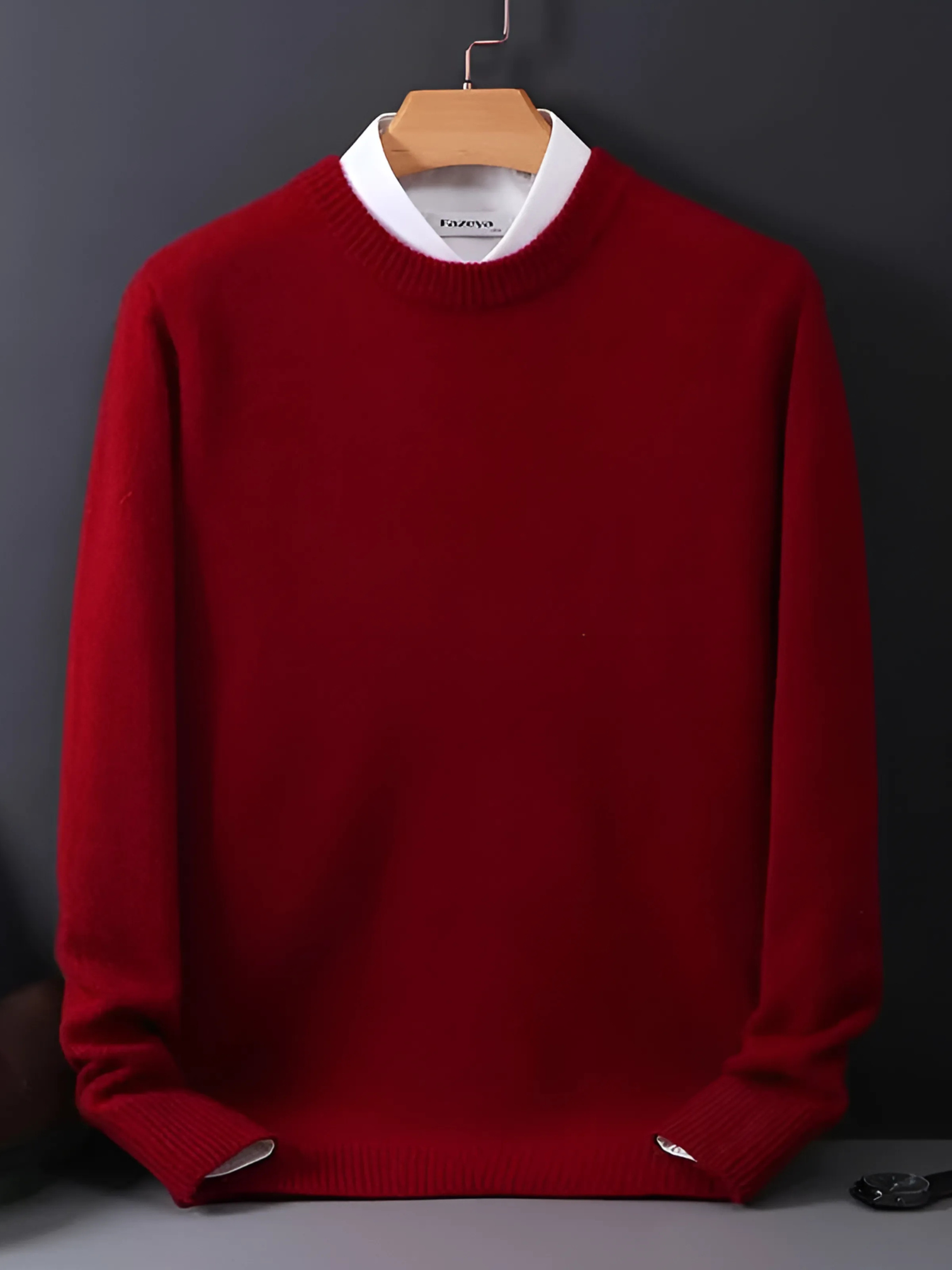 Kaschmirpullover für Herren | Leicht, normale Passform