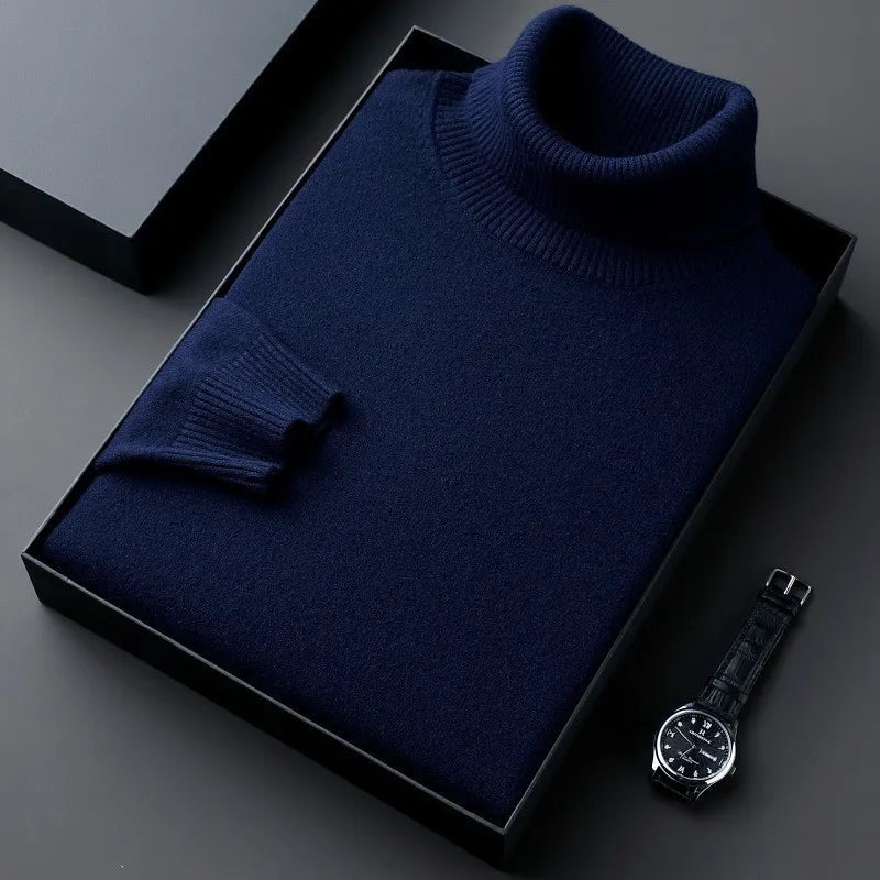 Kaschmirpullover für Herren | Rollkragen, Classic Fit