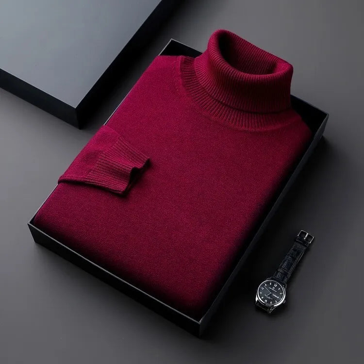 Kaschmirpullover für Herren | Rollkragen, Classic Fit