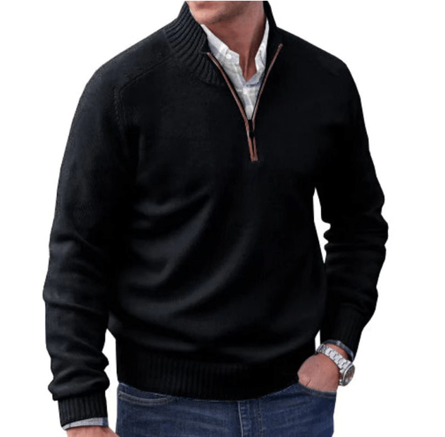 Kasper Pullover mit Halbreißverschluss 0