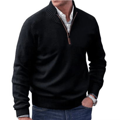 Kasper Pullover mit Halbreißverschluss 0