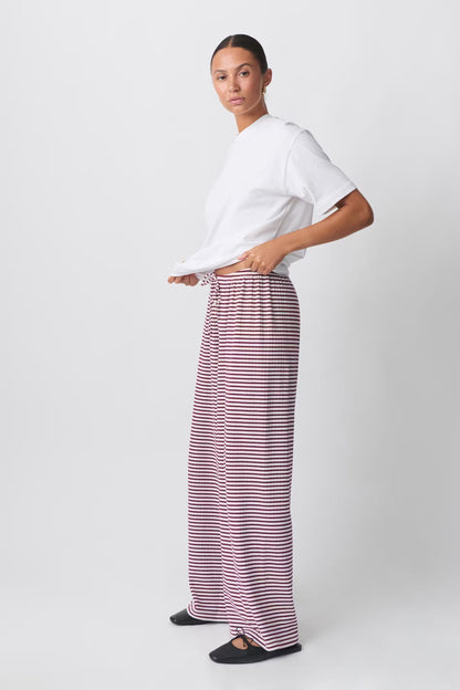 Katharina | Damen Frühlings-Gestreifte Relaxed-Hose 9