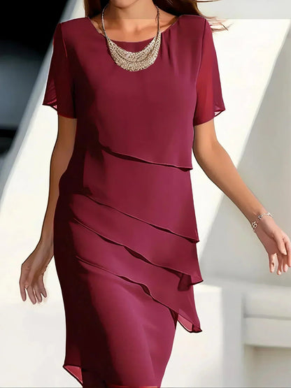 Midikleid Damen | Lagenlook & Figurschmeichelnd
