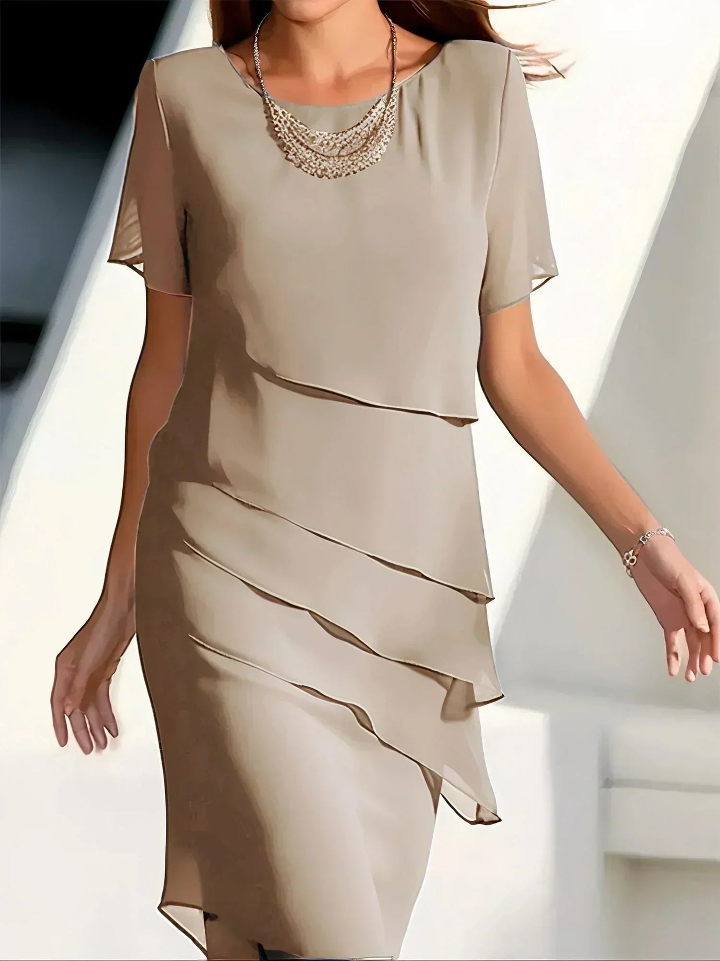 Midikleid Damen | Lagenlook & Figurschmeichelnd