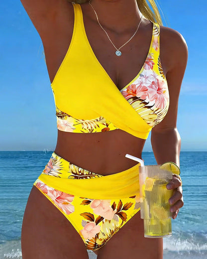 Killiane – Bikini Mit Floralem Kontrast 1