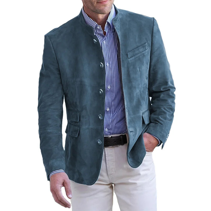Klassische Herren-Button-Down Jacke 0