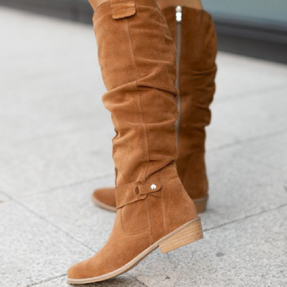 Kniehohe Stiefel für Damen | Reißverschluss, Winter