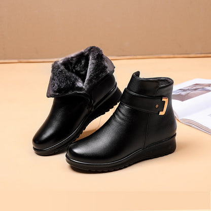 Knöchelhohe Stiefel für Damen | Echtes Leder