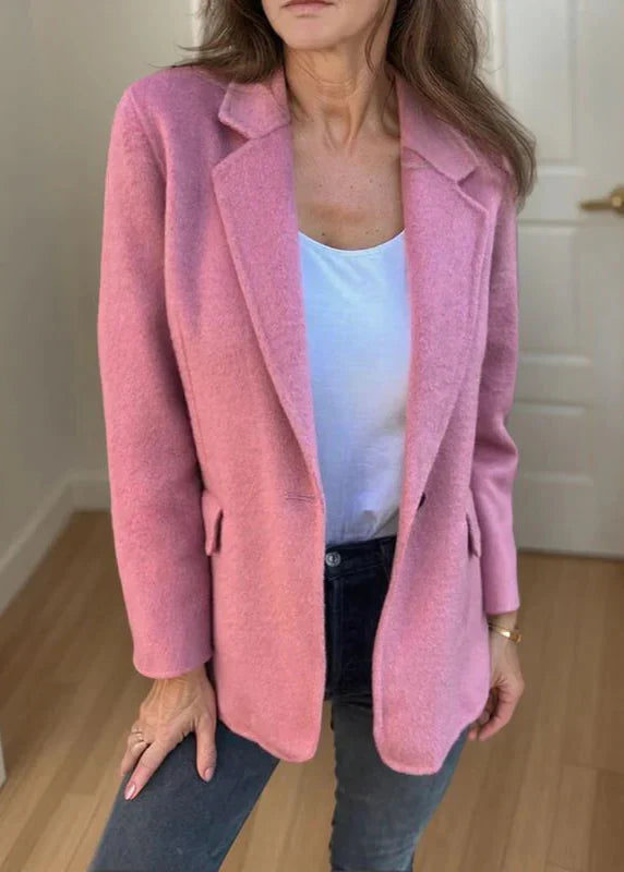 Langarm Blazer Damen | Reverskragen & Einknopf