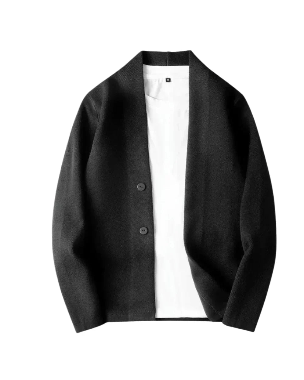 Langarm Blazer Herren | Schalkragen & Zweiknopf