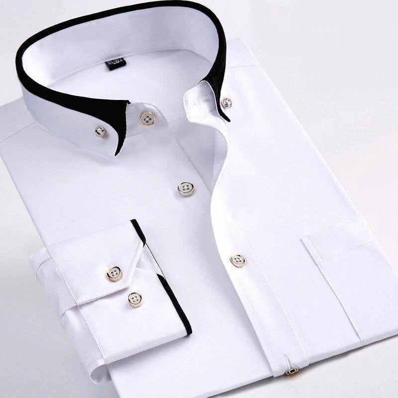 Langarm Polo Herren | Bequem & Elegant mit Kontrastkragen