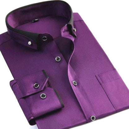 Langarm Polo Herren | Bequem & Elegant mit Kontrastkragen