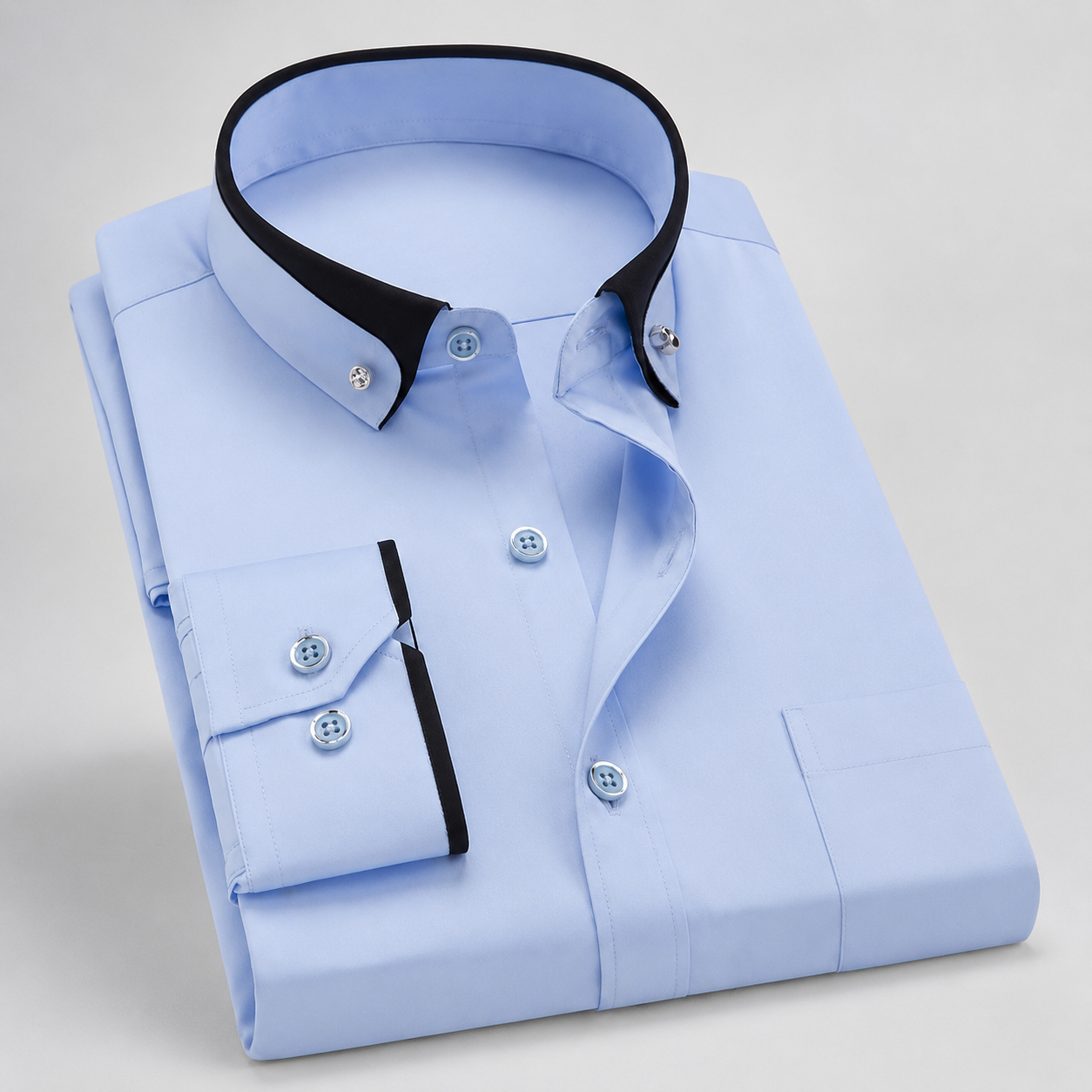 Langarm Polo Herren | Bequem & Elegant mit Kontrastkragen