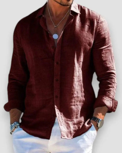 Langarm Polo Herren | Kentkragen & Knopfleiste