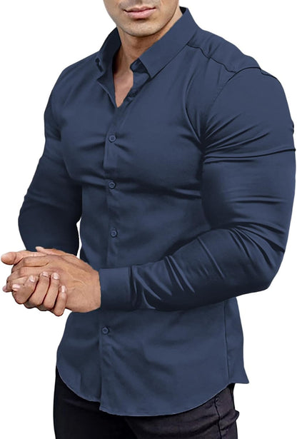 Langarm Polo Herren | Slim Fit & Bequem für Business