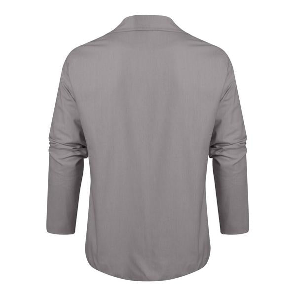 Langarm Polo Herren als Hemdjacke | Reverskragen & Brusttasche