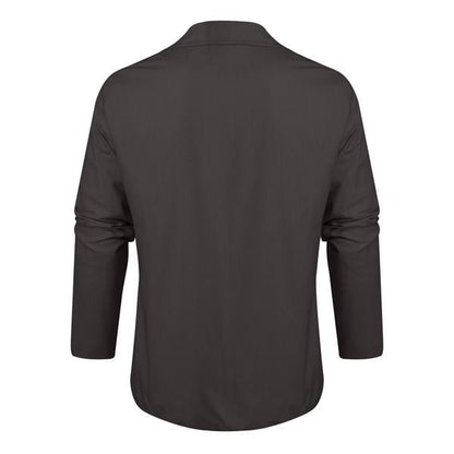 Langarm Polo Herren als Hemdjacke | Reverskragen & Brusttasche