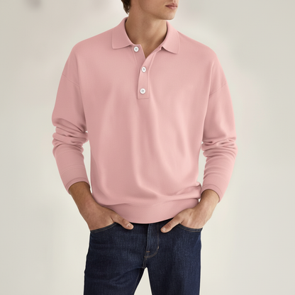Langarm Polo Shirt Herren | Slim Fit & Bequem für den Alltag