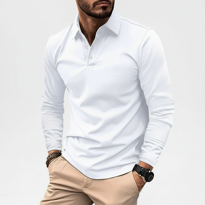 Langarm Polo Shirt Herren | Slim Fit & Bequem für den Alltag