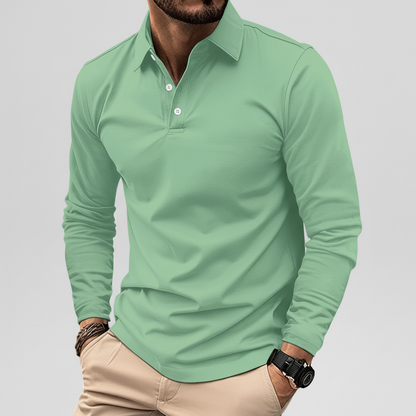 Langarm Polo Shirt Herren | Slim Fit & Bequem für den Alltag