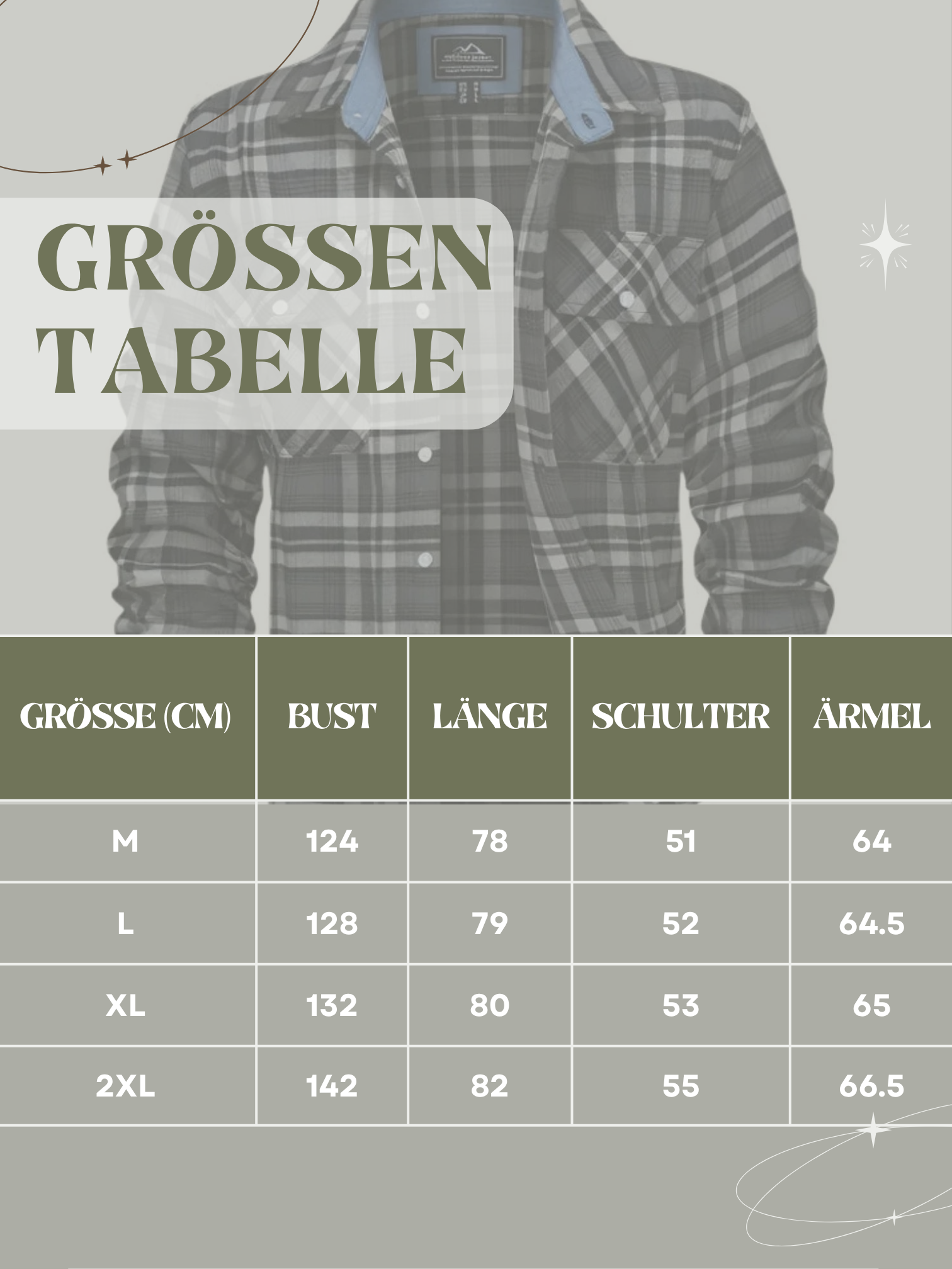 Langarm-Poloshirt für Herren | Karomuster