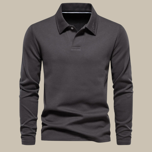Langarm-Poloshirts für Herren | Bequeme Passform