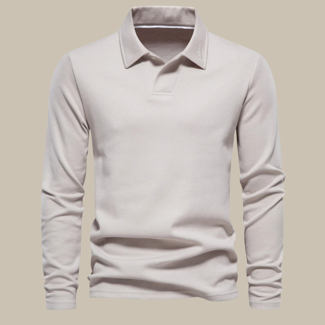 Langarm-Poloshirts für Herren | Bequeme Passform