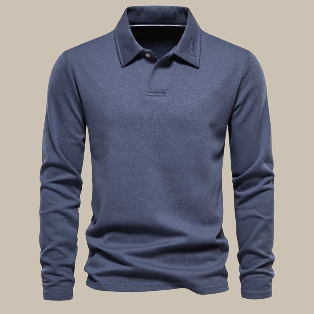 Langarm-Poloshirts für Herren | Bequeme Passform