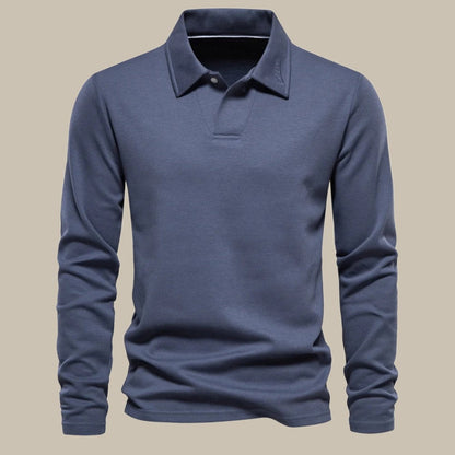 Langarm-Poloshirts für Herren | Bequeme Passform