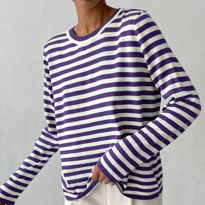 Langarm Shirt Damen | Gestreift & Leicht für jeden Tag