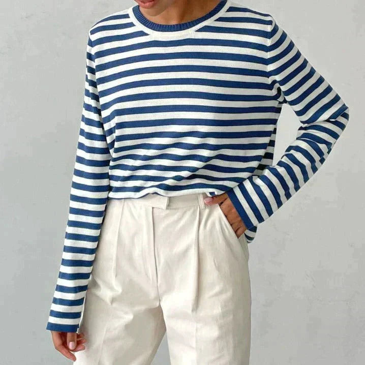 Langarm Shirt Damen | Gestreift & Leicht für jeden Tag