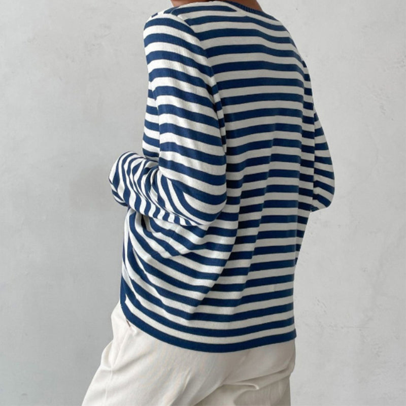 Langarm Shirt Damen | Gestreift & Leicht für jeden Tag