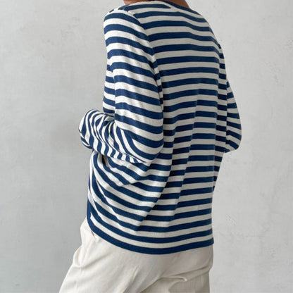 Langarm Shirt Damen | Gestreift & Leicht für jeden Tag