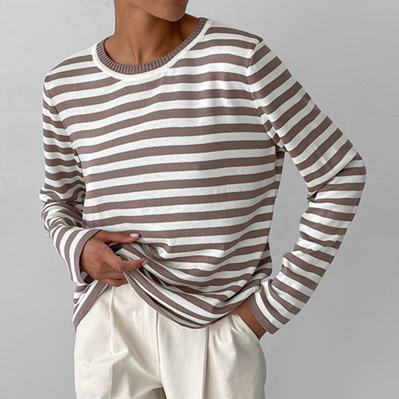 Langarm Shirt Damen | Gestreift & Leicht für jeden Tag