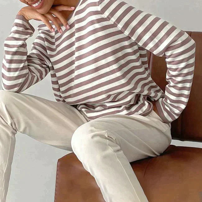 Langarm Shirt Damen | Gestreift & Leicht für jeden Tag