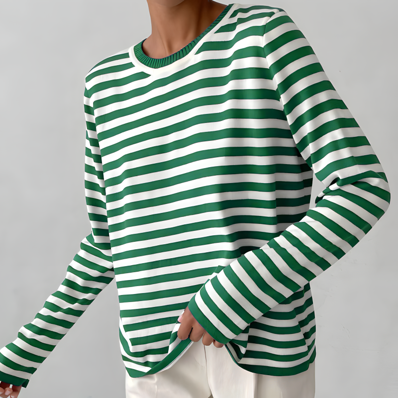 Langarm Shirt Damen | Gestreift & Leicht für jeden Tag