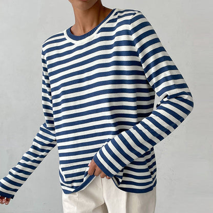 Langarm Shirt Damen | Gestreift & Leicht für jeden Tag