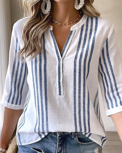 Langarm Top Damen | Stehkragen & Lässige Passform