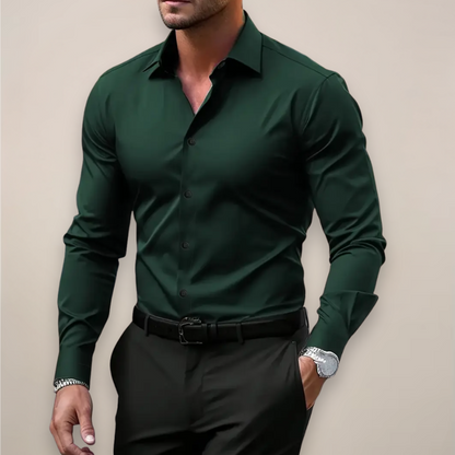 Langarmhemd für Herren | Regular Fit, Reverskragen