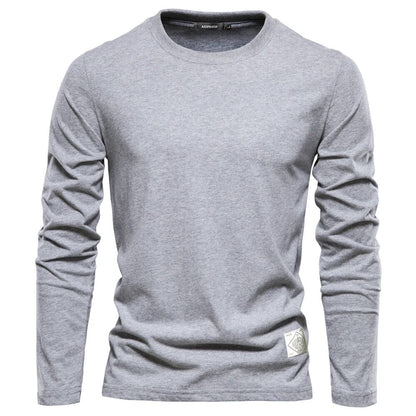 Langarmshirt Herren | Rundhals & Klassischer Basic-Schnitt