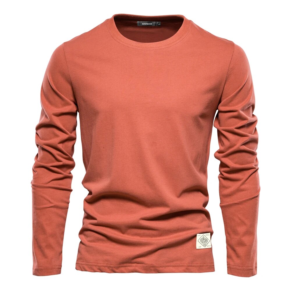 Langarmshirt Herren | Rundhals & Klassischer Basic-Schnitt