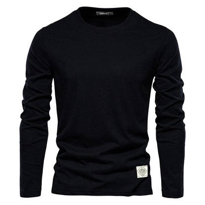 Langarmshirt Herren | Rundhals & Klassischer Basic-Schnitt