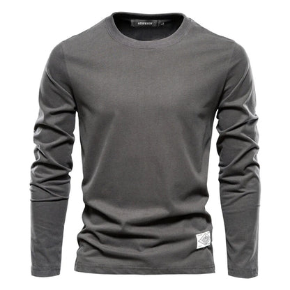 Langarmshirt Herren | Rundhals & Klassischer Basic-Schnitt