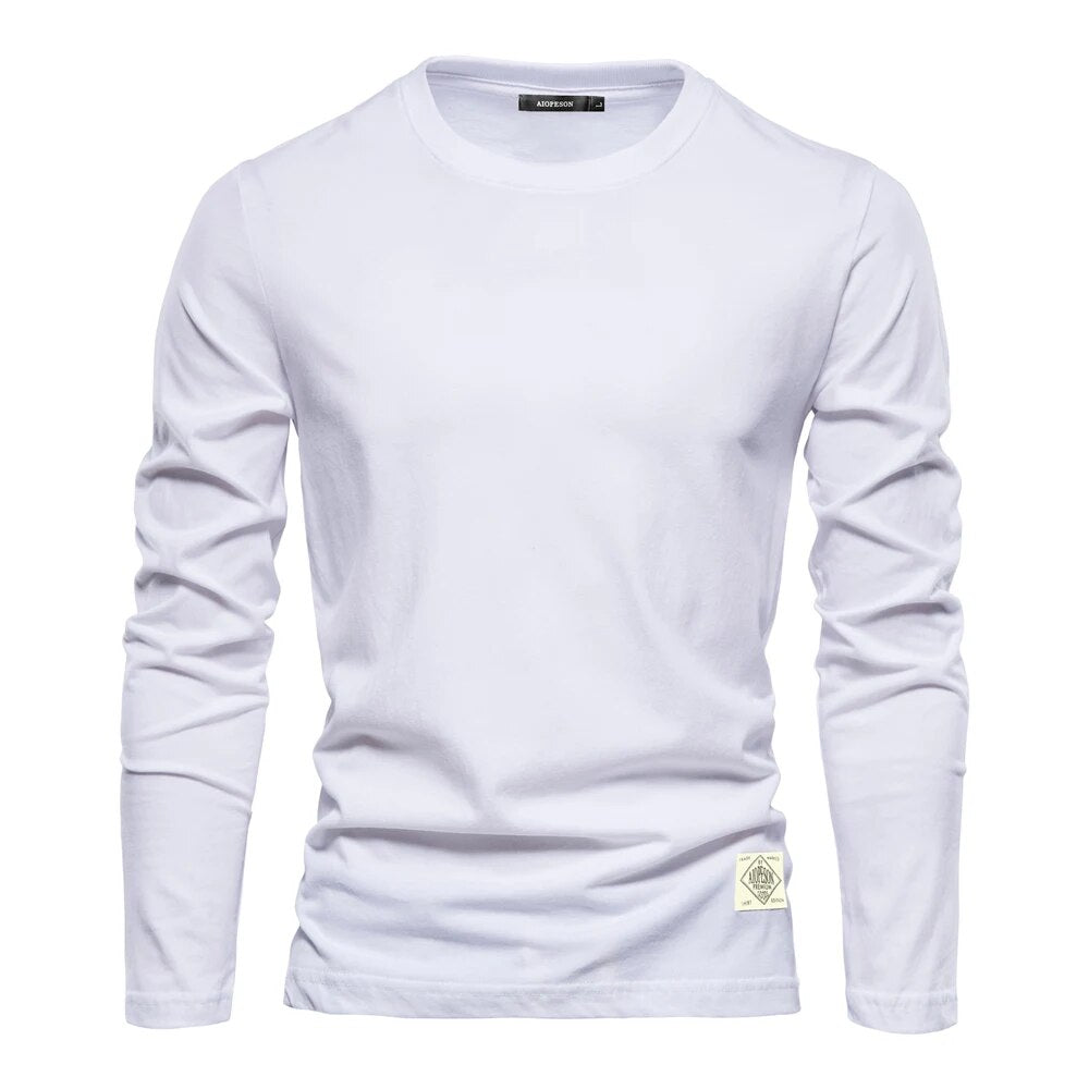 Langarmshirt Herren | Rundhals & Klassischer Basic-Schnitt
