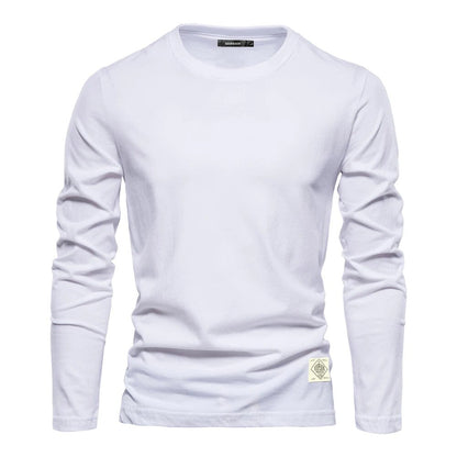 Langarmshirt Herren | Rundhals & Klassischer Basic-Schnitt