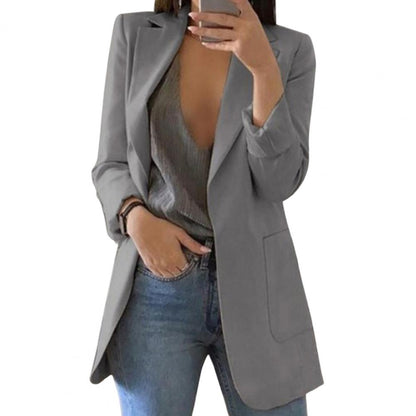 Blazer Jacke Damen Lang | Schlanke Silhouette 2