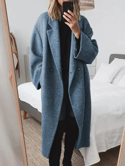 Langer Mantel Damen | Revers & Oversize für Winter